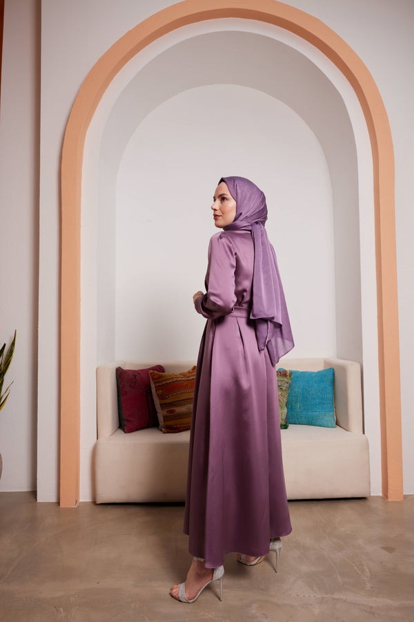 Chiffon Lilac Shawl