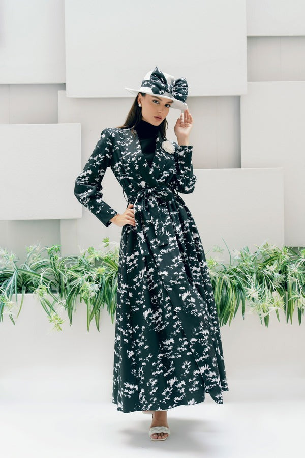 Rabia Brooch Detailed Evening Dress Cap