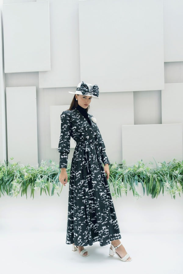 Rabia Brooch Detailed Evening Dress Cap
